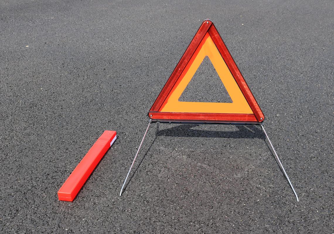 Warning safety triangle